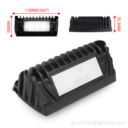 RV εξωτερική LED Porch Utility Light 12V 1200lm 18W LED Εργασία για φορτηγό